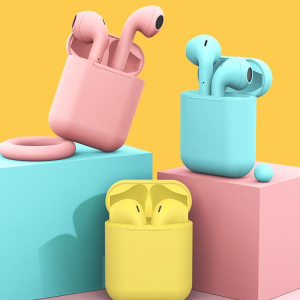 หูฟังบลูทู ธ หูฟังไร้สาย i12 - หูฟังบลูทู ธ หูฟังสเตอริโอกันน้ำหูฟัง TWS หูฟังไร้สายขนาดเล็ก