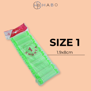 Lô uốn phồng chân tóc trục uốn phồng chân tóc xương uốn lạnh cây uốn tóc không nhiệt trục uốn lạnh trục uốn tóc đủ size (túi 10 lô uốn)