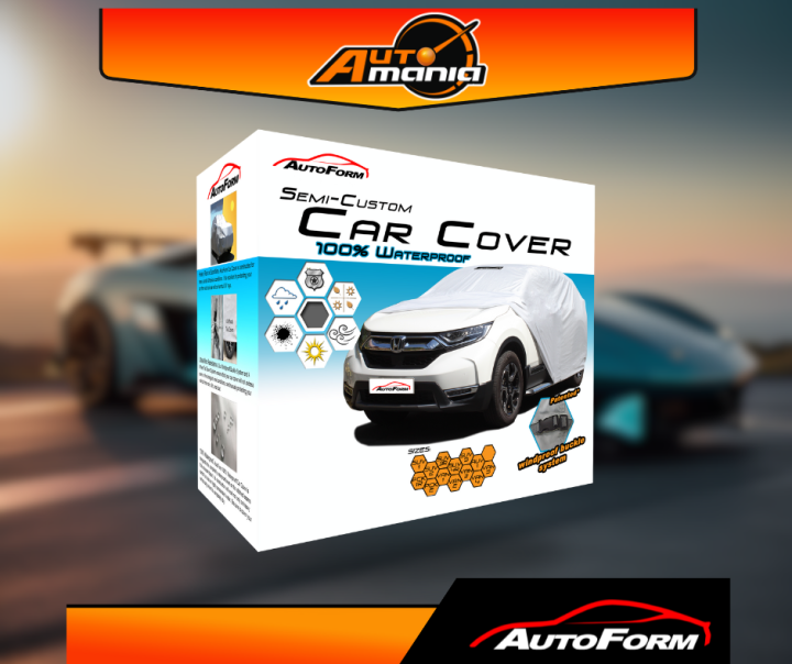 Autoform Car Autoform 100CC-SUV1 100% Waterproof Semi-Custom Car Cover - SUV- 2 row ...