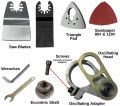 PRODIY 10PCS Oscillating Tool Kit Adapter Converter Angle Grinder Multi Cutter Oscillating Multi Tool Wood Trimmer Saw. 
