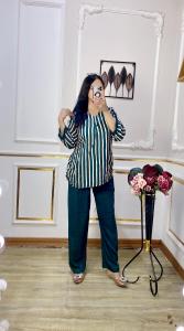ONESET SETELAN TERBARU KOMBINASI MOTIF SALUR TERBARU