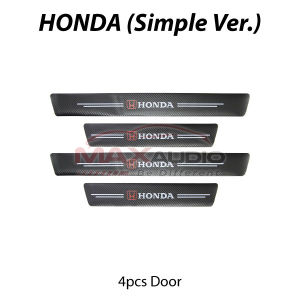 HONDA CITY CIVIC JAZZ HRV CRV ACCORD Car Door Rear Trunk Side Sill Carbon Fiber Sticker Anti-Scratch Protector