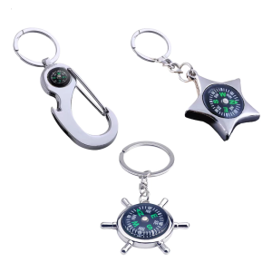 Pocket Keychains Compasses Watertight Navigation Compasses Professional Clear Compasses Camping Hiking Survival Tool