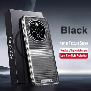 Ốp điện thoại họa tiết Kevlar phù hợp với Honor Magic 7 Pro Magic7 Pro 7Pro Magic7Pro vỏ bảo vệ toàn diện chống vân tay chống sốc