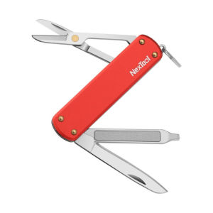 NexTool Mini Multi Functional Pocket Knife Red Aluminium 10-year warranty