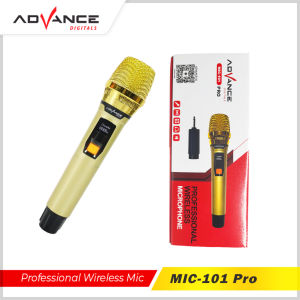 Advance Microphone Profesional 2 Mic Wireless Gold Bisa di Charger Original Wireless Bluetooth Mic 206 Microphone Garansi 1 tahun