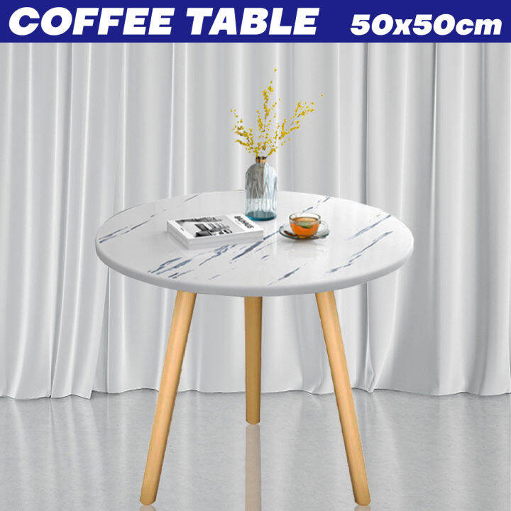 50 cm Coffee Table Mini Round Table Living Room Sofa Decoration Simple ...