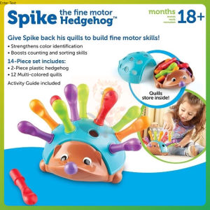 【COD】Wonderbaby Hedgehog Toy Montessori Educational Toy Sensory Learning Color Number Sorting Toy