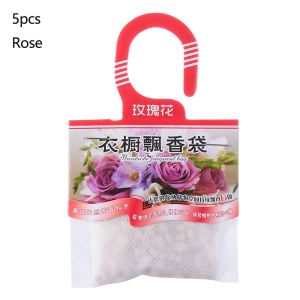 TRADER 5packs แขวน หอม แขวนได้ น้ำหอม กระดาษดับกลิ่น ถุงอโรมา ตู้เสื้อผ้าซอง ถุงเครื่องเทศ