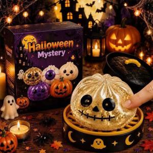 Đồ chơi bóp nặn ma Halloween kẹo mạch nha đồ chơi xả stress