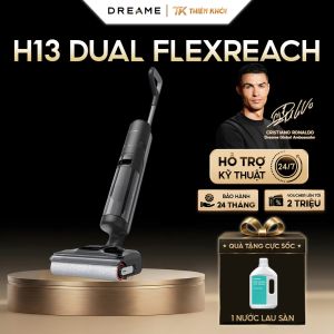 Máy Hút Bụi Lau Nhà Cầm Tay Dreame H13 Dual FlexReach | Hút Khô Ướt 23.000Pa 6 Trong 1 Ngả Phẳng