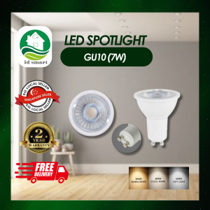 ID Smart LED SPOTLIGHT GU10 Holder / 7W / 2 years warranty/ For spotlight tracklight