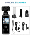 DOSEN Mini K85 Action Camera 5K/30FPS Video 270° Rotation 30M Waterproof WiFi Connection Motorcycle Camera. 