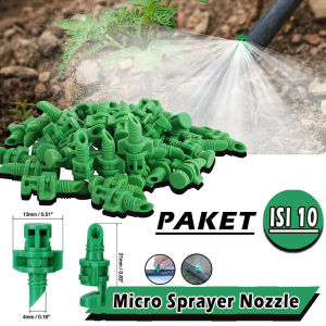 Paket Isi 10 Micro Jet Micro Sprayer 360 Derajat - Alat Siram Irigasi