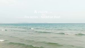 JISULIFE Neck Fan Pro1 Portable Rechargeable Fan 100 Gear Wind Speed 5000 mAh B attery Strong Wind Bladeless Mini Electric Fan Suitable For Outdoor Office Student Summer