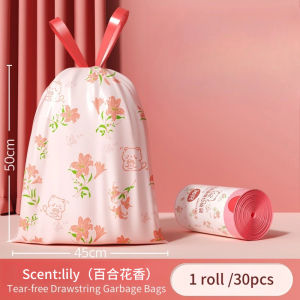 Household Thickened Garbage Bag Wormwood Garbage Bag Drawstring Extra-thick Trash Bags