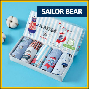 Kids 100% Cotton Underwear for Boys Fashion 5-pieces per Kids er Boy Underwear Boys Seluar Dalam Budak Lelaki