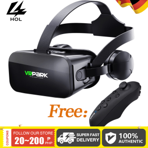 HOL 3D movie/game giant screen VR box immersive virtual reality glasses headset with remote control built-in high-definition aspherical lens suitable for 4.7-6.7 smartphone iPhone Android