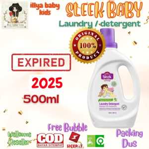 Sleek Baby Laundry Detergent Liquid 500 ml / Detergen Cair Baju Bayi 500mL
