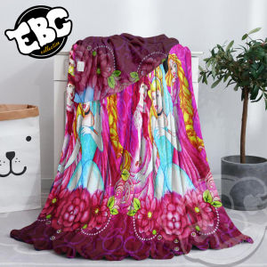 Selimut Bulu MURAH Super Lembut Motif karakter Anak-anak UK135x185 Murah Berkualitas