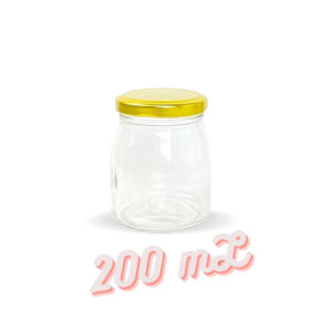 Panakota Glass Jar 200 mL | Jar Selai Puding | Toples Kaca Mini