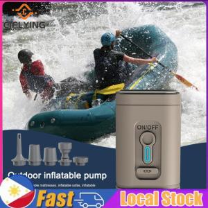 Camping Light Electric Air Pump 1200mAh Outdoor Inflatable Pump 4000Pa 3 Lighting Modes for Inflatable Cushions Air Beds