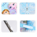 Disney Kids Umbrella for Girls with Easy Grip Handle Cartoon Cute Umbrella for 3-12 Years Old. 