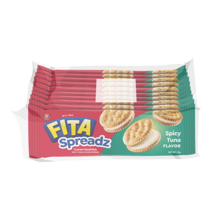 M Y San Fita Spreadz Spicy Tuna Flavor Cracker Sandwich G X S Lazada Ph