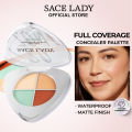 SACE LADY Full Coverage Concealer Color Corrector Palette Long-lasting Oil Control Mlit-ues Professional Face Makeup. 
