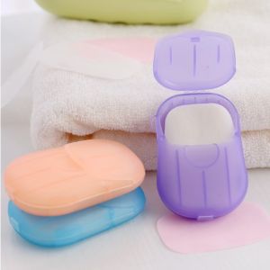 Xà Bông Xà Phòng Giấy Khô Rửa Tay Nhỏ Gọn Bỏ Túi Tiện Lơi Mang Đi (DẠNG HỘP)