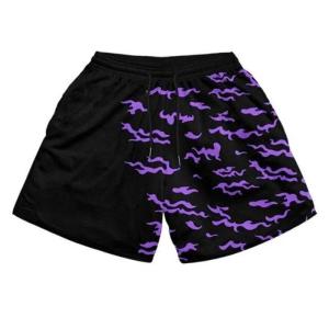[Local Stock] VCC Stylish 3D Print Gym Shorts for Men Summer Casual Loose Fit Shorts with Pockets Athletic Workout Running Jogging Track Shorts