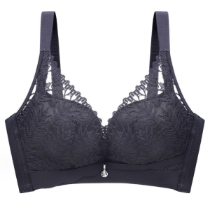 🇲🇾READY STOCK Women Small Chest Gather ABC Cup Small Breast No Wire Latex Pad Deep V Push Up Bra Baju Dalam Wanita聚拢乳胶内衣