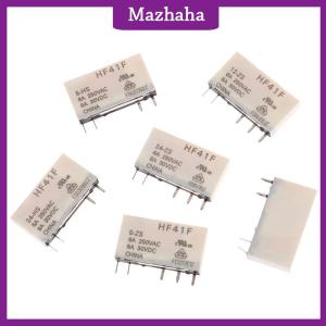 Mazhaha HF41F-24-ZS HF41F-12-ZS HF41F-5-ZS HF41F-5-HS HF41F-12-HS HF41F-24-HS Industrial Relay Subminiature Power Relay 41F HF41F