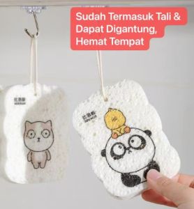 SohaGroup Spons Ajaib Cuci Piring ART-050 Alat Cuci Serba guna Bantalan Spons Bubur Kayu Ajaib Scrubber Alat Pembersih Rumah Tangga Dapur Sponge Mandi