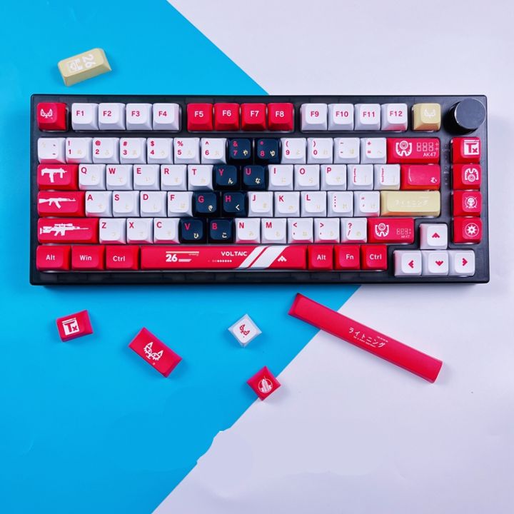 【Keycap Only】CSGO Bloodsport theme Keycap 126 Keys XDA Profile PBT Five ...