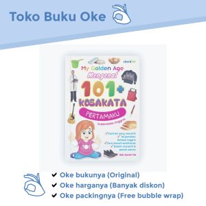 Buku Belajar Anak My Golden Age 101 Plus Kosakata Pertamaku Bahasa Indonesia Inggris