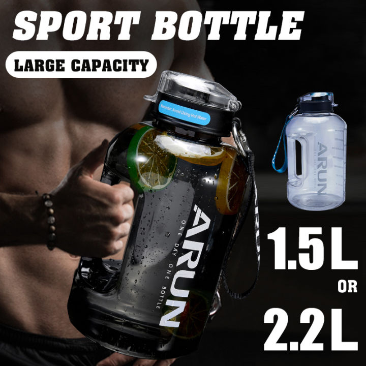 New 2.2L Gym Large Bpa Free Sport Gym Training Drink Water Camping