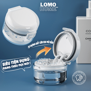 Hộp đựng niềng răng LOMO cao cấp thiết kế tinh tế hiện đại nhỏ gọn mang theo mọi nơi