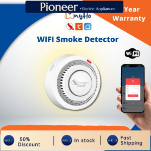 TUYA SMART WORLD WIFI e Ala Detector e Fire Sensor Alat Pengesan Asap Api 智能烟雾感应器