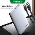 Ugreen HDD Enclosure 2.5 SATA to USB C 3.1 Gen 2 External Hard Drive Box 6Gbps Aluminum Case HD For Sata Hard Disk SSD HDD Case Enclosure. 