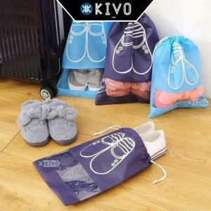 Túi Đựng Giày Thể Thao Dây RútTúi Đựng Giày Đá Banh/Bóng Đựng Giày Dép Áo Quần Du Lịch-KIVO