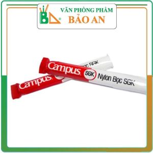 Bọc vở bọc sách giáo khoa Campus 17 x 24cm