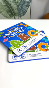 Buku Magnet Huruf ABC Kanak Kanak Belajar Ejaan Buku Ajaib Mainan Edukasi Interaktif Kids ABCD Magnetic English Word Spelling Game Puzzle Early Education Cognitive Toy 26个英文字母磁力贴教具认知书儿童拼音冰箱贴幼儿识字安静书玩具 A231