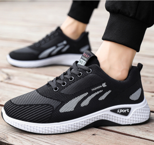 SINDBAB Mens Mesh High Top Sports Shoes Lightweight Flat Running Shoes Breathable Mesh Casual Board Shoes.