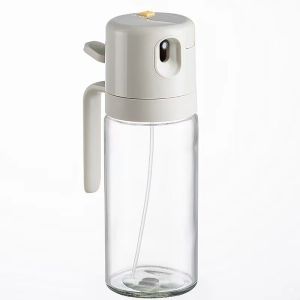2 in 1 Oil Bottle Spray Cooking Mist Leakproof Spray Glass Bottle Oil Dispenser