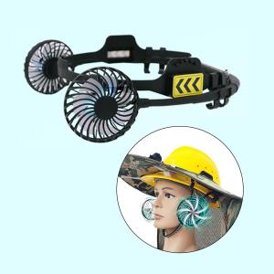 BolehDeals Hard Hat Fan Safety Helmets Fan Cooling for Most Caps Style Safety Helmets with Night Light Adjustable Powerful Wind Universal Adapter Portable