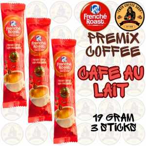 Frenche Roast Signature Blend Cafe Au Lait Instant Coffee Drink 19 Gram 25 Sticks