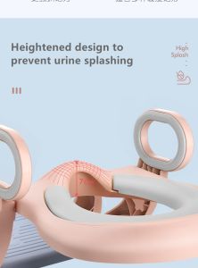 Baby Potty Training Toilet Seat with Soft Cushion Handles Haute Collection Double Anti-Slip Design and Splash Guard for Boys and Girls " SG seller"