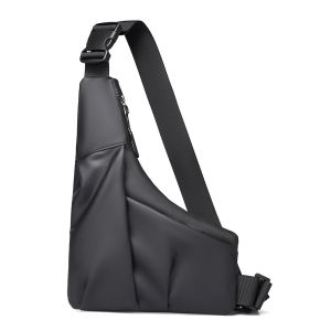 New Waterproof Material Waist Bag Outdoor Ultra Thin Close Fitting Chest Bag Anti-Thief Lightweight Sling Bag Men SL-051