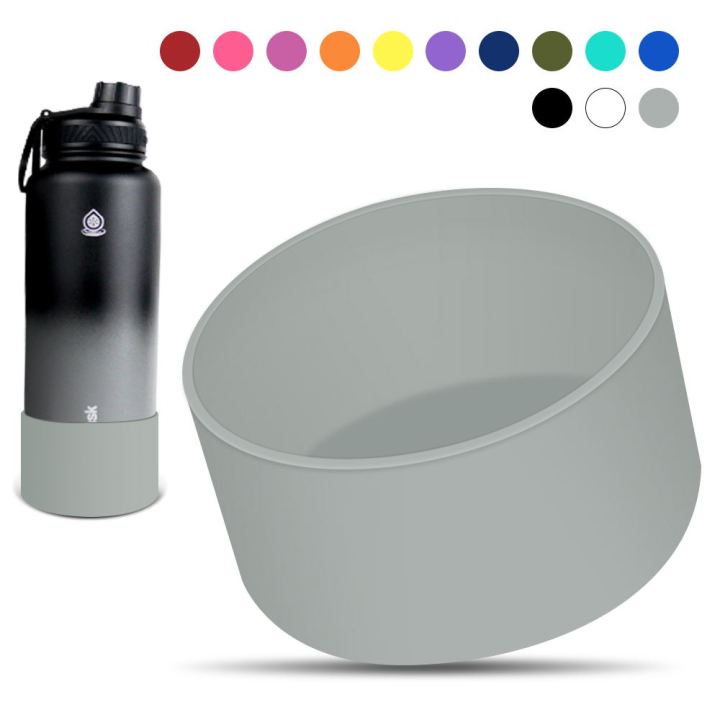 HEYSKAY 2-Pack Silicone Boot For Owala 40oz Water Bottle - Anti-Slip Protective Sleeve Base